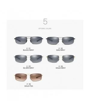 Ultra Lightweight Sunglasses for Men - Polarized UV 400 Protection - Brownlens - CZ18TGGW9AQ $47.17 Rimless