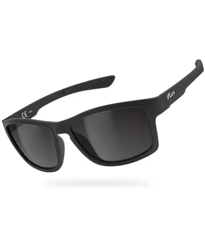 FX21 Injected PC Polarized Sports Unisex Sunglasses for Active Lifestyles - Black - C518WNLZEGI $20.21 Sport