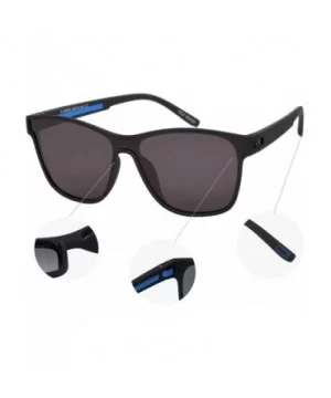 Polarized Sunglasses for Men UV Protection Square Frame for Driving Fishing - Blue - CI18WRTIA5S $15.05 Oversized