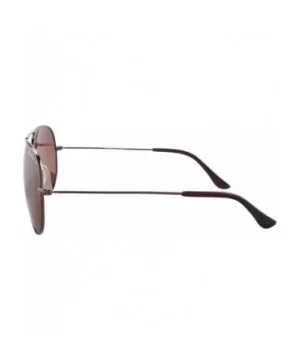 2 Pack of Sunglasses Men Women Polarized Metal Mirror UV 400 Lens Eyewear-TY301 - Brown - C5189O4DW2C $5.97 Aviator