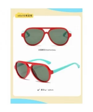 Polarized Children'S Mirror Fashion Colorful Sunglasses Sunglasses Silicone Children Polarized Sunglasses - CJ18SQ6QUER $22.9...