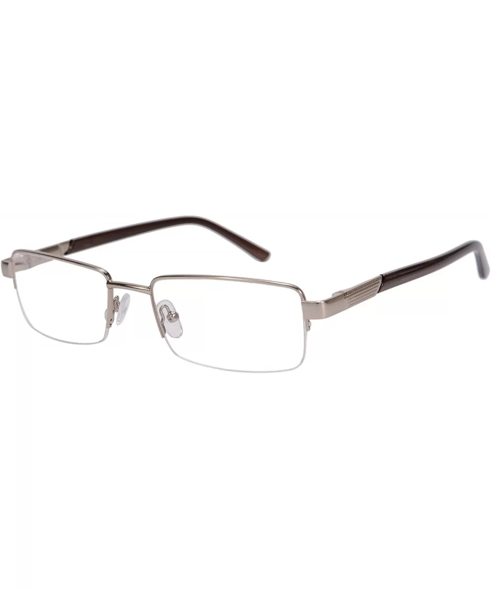 Metal Frame Blue Light Blocking Reading Glasses 1.56 Lenses-6334 - CF17YI2LZYA $9.36 Rectangular