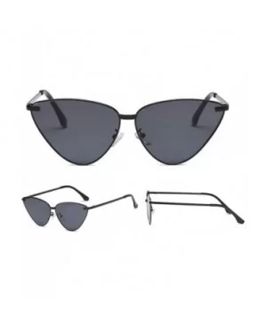 Polarized Sunglasses Protection Lightweight Mirrored - Black - CB18KR8N0KA $13.75 Aviator