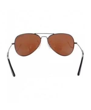 2 Pack of Sunglasses Men Women Polarized Metal Mirror UV 400 Lens Eyewear-TY301 - Brown - C5189O4DW2C $5.97 Aviator