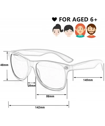 Wholesale Sunglasses Bulk for Adults Party Favors Retro Classic Shades 10 Pack - White - C018RLCTWDW $15.58 Wayfarer