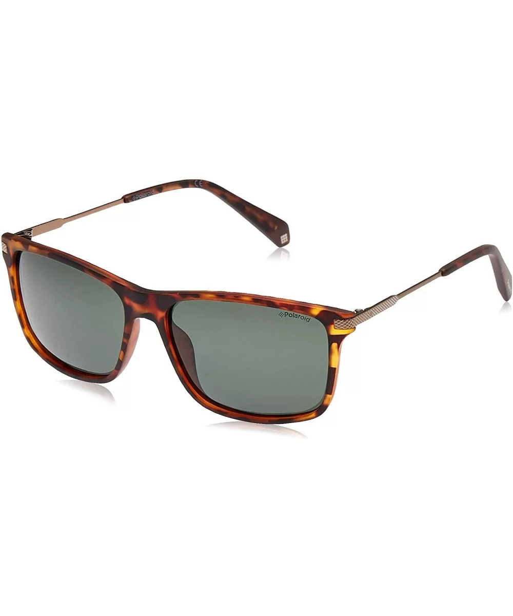 Men's Pld2063/S Rectangular Sunglasses - Matt Hvna - CP180TIR4Z4 $39.84 Rectangular