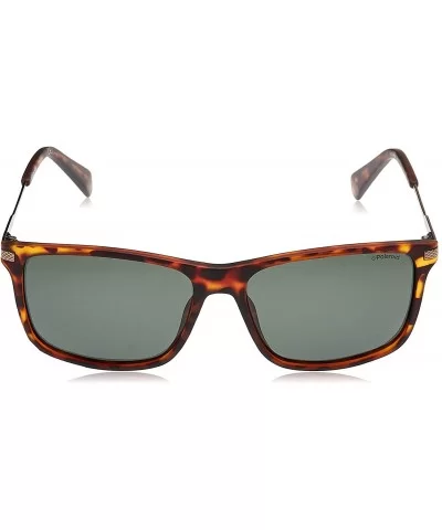 Men's Pld2063/S Rectangular Sunglasses - Matt Hvna - CP180TIR4Z4 $39.84 Rectangular