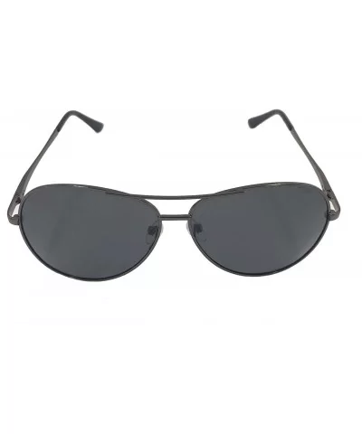 Classic Aviator Sport Sunglasses for Men Polarized UV 400 Protection - Metal Grey - CO18SXDYSHG $16.11 Aviator