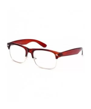 Babo" Slim Oval Style Celebrity Fashionista Pattern Temple Reading Glasses Vintage - 9055 Brown - CD1268012XV $7.52 Oversized