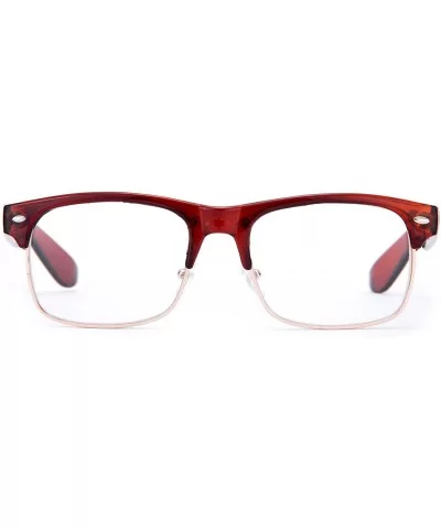 Babo" Slim Oval Style Celebrity Fashionista Pattern Temple Reading Glasses Vintage - 9055 Brown - CD1268012XV $7.52 Oversized