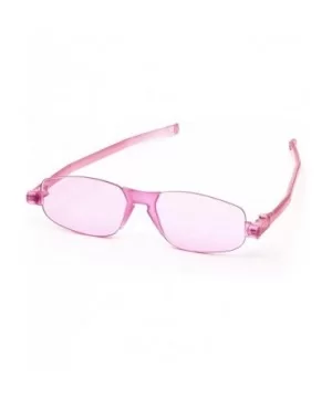 Solemio Kiss - Wild Colorful Flat Folding Sunglasses - Lovely Rose - C3188W3SUA3 $23.54 Oval