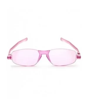 Solemio Kiss - Wild Colorful Flat Folding Sunglasses - Lovely Rose - C3188W3SUA3 $23.54 Oval