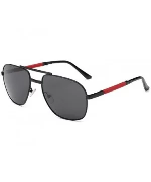 Unisex Summer Polarized Folding Eyebrow Pencil Sunglasses Fashion Glasses - Red - C51905ALHN5 $10.11 Square