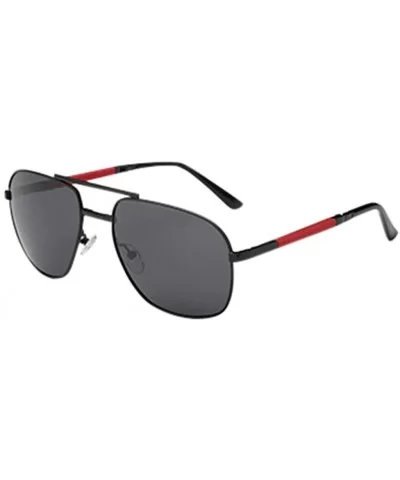 Unisex Summer Polarized Folding Eyebrow Pencil Sunglasses Fashion Glasses - Red - C51905ALHN5 $10.11 Square