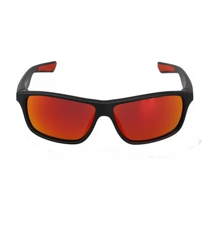 Polarized Sports Sunglasses for Driving golf Fishing Men Women - Black/Red - CO18E5LU5ZC $13.71 Sport