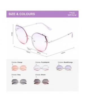 Retro Cat Eye Small Lenses Sunglasses Slender Metal Frame Ladies Fashion Vintage Triangle Sun Glasses For Women - CZ18WM94T6C...