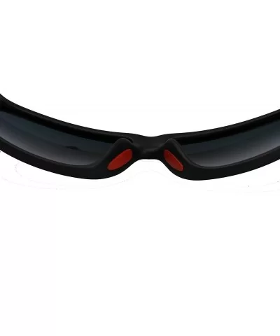 Polarized Sports Sunglasses for Driving golf Fishing Men Women - Black/Red - CO18E5LU5ZC $13.71 Sport