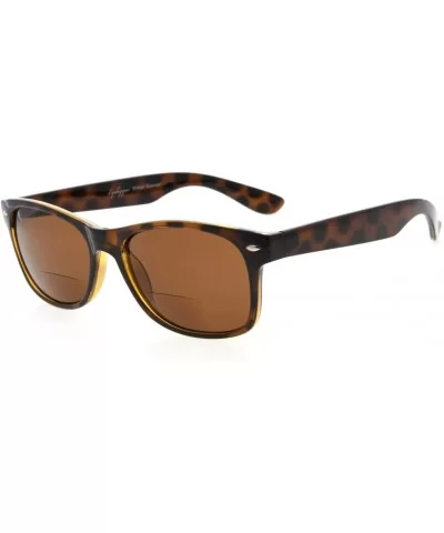 Classic Bifocal Sunshine Readers Bifocal Sunglasses+1.25 - Brown Lens - C917YI62YIQ $9.50 Rectangular