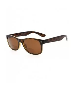 Classic Bifocal Sunshine Readers Bifocal Sunglasses+1.25 - Brown Lens - C917YI62YIQ $9.50 Rectangular