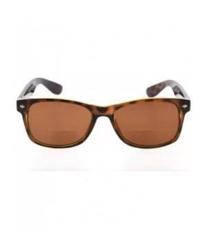 Classic Bifocal Sunshine Readers Bifocal Sunglasses+1.25 - Brown Lens - C917YI62YIQ $9.50 Rectangular