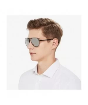 Aviator Sunglasses for Men- Classic Eyewear with Sun Glasses Case- UV400 Protection- Ultra Lightweight - CL123L2LDRT $11.66 S...