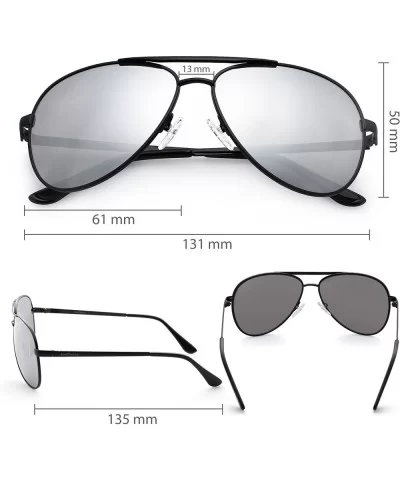 Aviator Sunglasses for Men- Classic Eyewear with Sun Glasses Case- UV400 Protection- Ultra Lightweight - CL123L2LDRT $11.66 S...