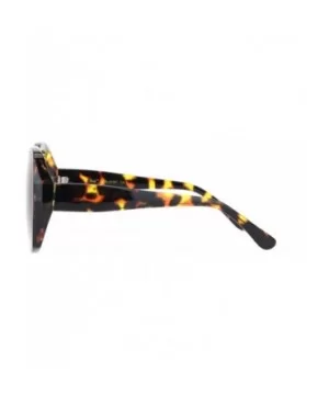 Womens Mod Oversize Plastic Butterfly Chic Sunglasses - Tortoise Gradient Brown - CJ18MGRSNS2 $7.99 Oversized