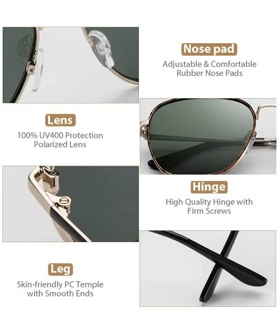 Women Retro Sunglasses - Vintage Round Sunglasses Classic Designer Style - UV400 Protection - CS18OZQWHCC $22.55 Oval