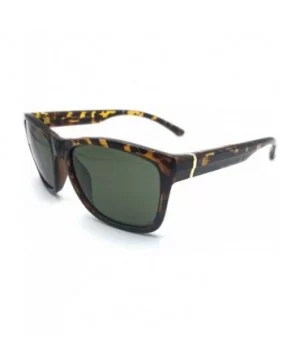 Classic Rectangle Fashion Sunglasses - Tortoise - CC18THHX3D0 $12.33 Rectangular