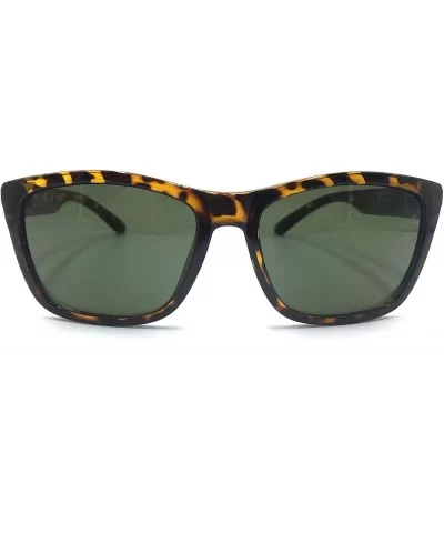 Classic Rectangle Fashion Sunglasses - Tortoise - CC18THHX3D0 $12.33 Rectangular