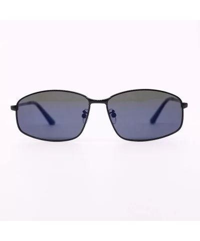 Polarized Sport Mens Sunglasses Metal Frame Driving Shades 100% UV protection - Blue - C518RYYH3IQ $10.24 Aviator