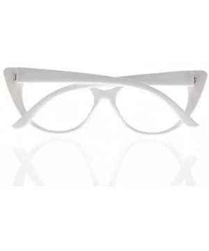 Women Magnification Stylish Vintage Cat Eye Tortoise Reading Glasses Readers - White - C9184AL4I5M $5.04 Cat Eye