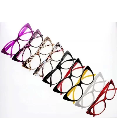 Women Magnification Stylish Vintage Cat Eye Tortoise Reading Glasses Readers - White - C9184AL4I5M $5.04 Cat Eye