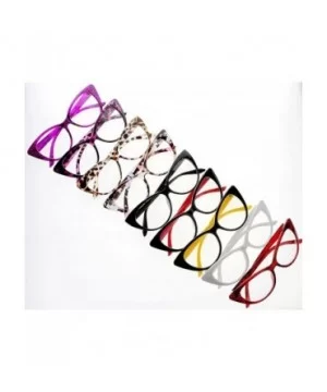 Women Magnification Stylish Vintage Cat Eye Tortoise Reading Glasses Readers - White - C9184AL4I5M $5.04 Cat Eye