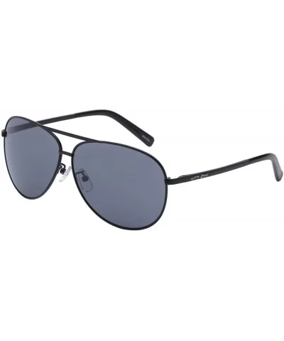 Military Style Classic Aviator Sunglasses for Men Large Metal Frame UV 400 Protection - CJ18UYW0L67 $7.47 Aviator