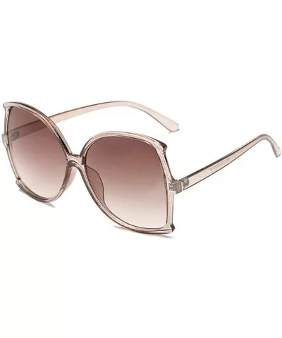 Oversize Butterfly Sunglasses Women Big Fishtail Frame Sun Glasses Men 2020 Retro Eyewear for Female UV400 - CZ199QC40NY $5.3...