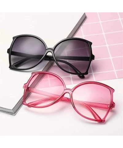 Oversize Butterfly Sunglasses Women Big Fishtail Frame Sun Glasses Men 2020 Retro Eyewear for Female UV400 - CZ199QC40NY $5.3...