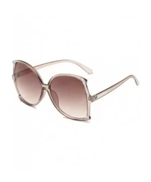 Oversize Butterfly Sunglasses Women Big Fishtail Frame Sun Glasses Men 2020 Retro Eyewear for Female UV400 - CZ199QC40NY $5.3...