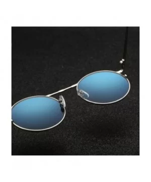 Glasses- Women Unisex Fashion Round Shades Acetate Frame UV Sunglasses - 9133e - CN18RT0S8IY $8.50 Round