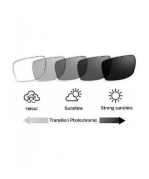 Men's Fashion New Photochromic Sunglasses Ultralight Square TR90 Frame Women's Vintage photochromatic Glasses - C618Z97QX37 $...