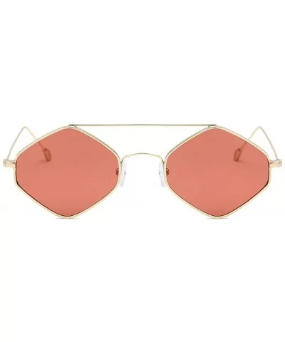 Women's Fashion Cat Eye Shade Sunglasses Integrated Stripe Vintage Glasses 2019 Fashion - Red - CO18TK7DOG9 $5.24 Cat Eye