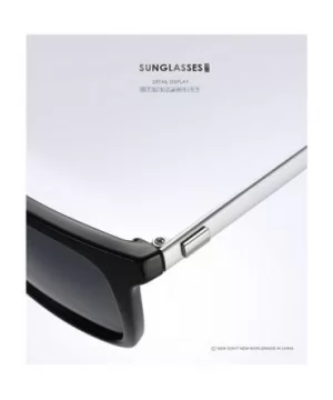 Fashion Driving Sunglasses for Men Polarized Brand Sun Glasses women classic - Black/Blue - C4185393MKM $5.96 Square