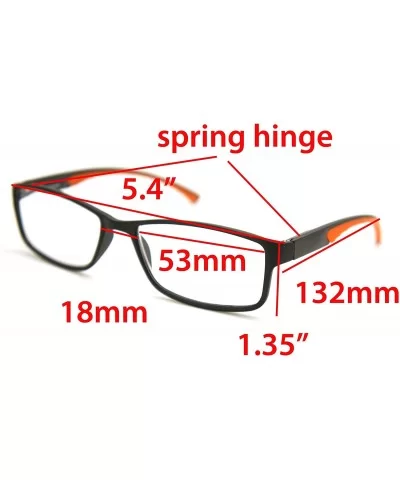 Full-Rimless Flexie Reading double injection color Glasses NEW FULL-RIM - CO1803L6SYR $17.96 Rimless