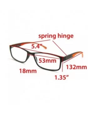 Full-Rimless Flexie Reading double injection color Glasses NEW FULL-RIM - CO1803L6SYR $17.96 Rimless