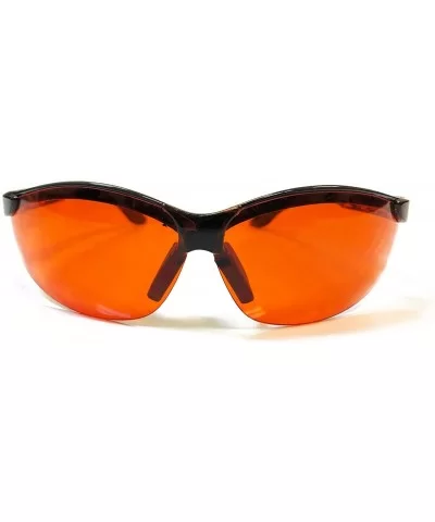 Eschenbach Comfort Orange Sunglasses - 32% Transmission - Style Wrap with Microfiber Cloth - CB19222YH39 $34.66 Shield