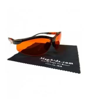 Eschenbach Comfort Orange Sunglasses - 32% Transmission - Style Wrap with Microfiber Cloth - CB19222YH39 $34.66 Shield