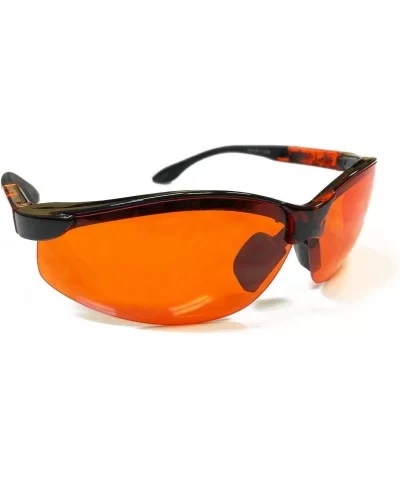 Eschenbach Comfort Orange Sunglasses - 32% Transmission - Style Wrap with Microfiber Cloth - CB19222YH39 $34.66 Shield