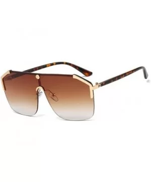 Sunglasses Women Rimless Square Big Sun Glasses for Women Summer Style Female Uv400 Alloy Mens Accessories - CK198KH45EO $11....