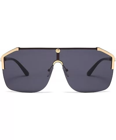 Sunglasses Women Rimless Square Big Sun Glasses for Women Summer Style Female Uv400 Alloy Mens Accessories - CK198KH45EO $11....