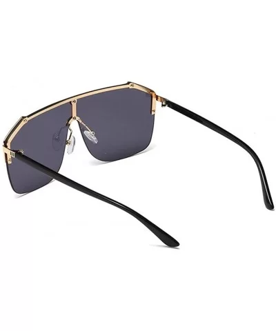 Sunglasses Women Rimless Square Big Sun Glasses for Women Summer Style Female Uv400 Alloy Mens Accessories - CK198KH45EO $11....